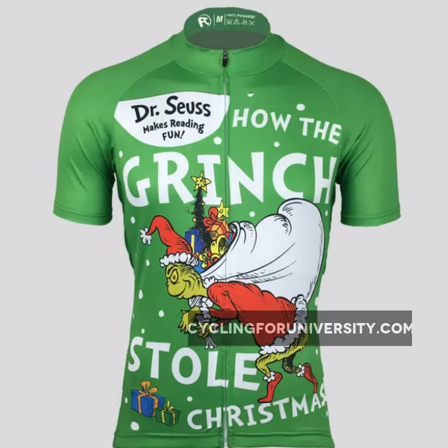 How The Grinch Stole Christmas Men's Cycling Jersey Green