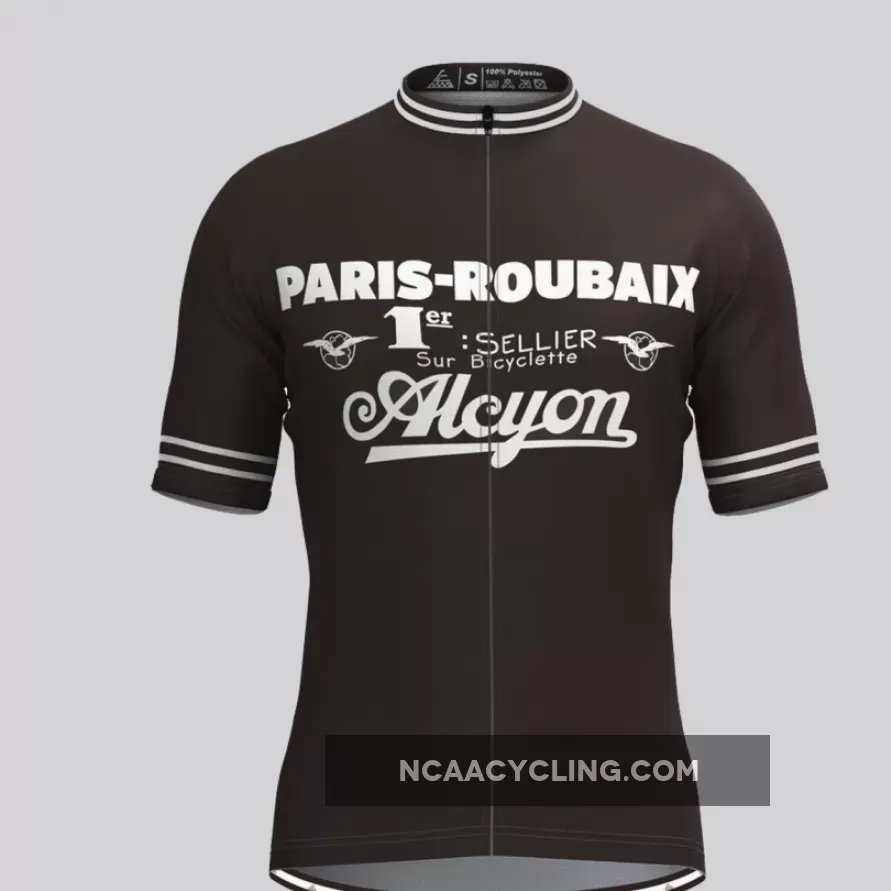 Retro Paris Roubaix Men's Cycling Jersey For Sale