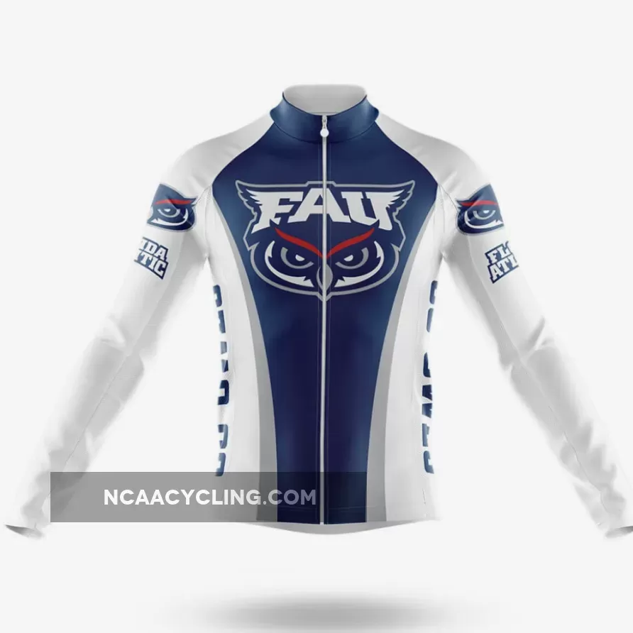 Florida Atlantic University Long Sleeve Cycling Jersey Only | florida atlantic gear