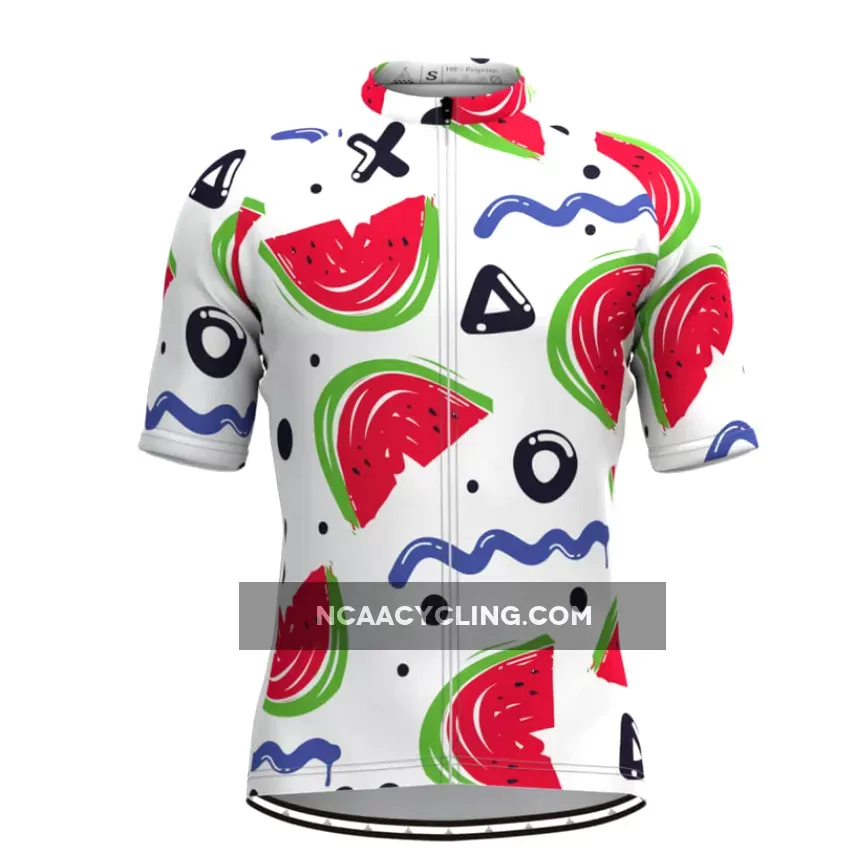 Men's Watermelon Print Cycling Jersey Outlet