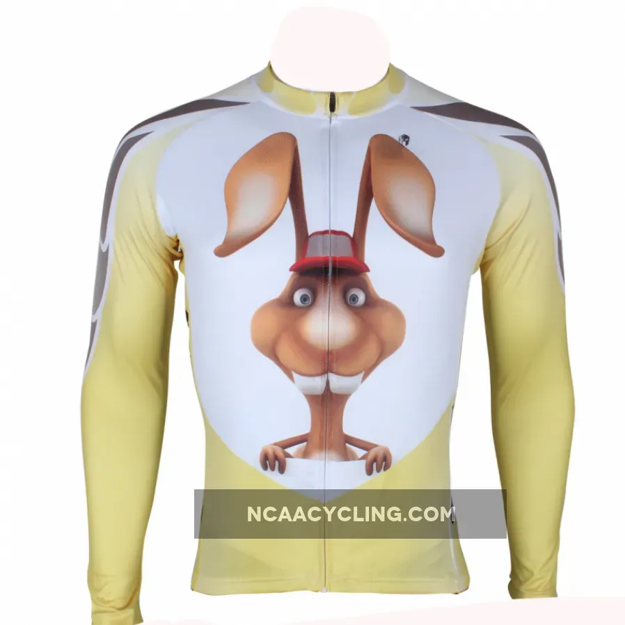 ILPALADINO Rabbit Men's Professional MTB Cycling Jersey Breathable and Quick Dry Comfortable Bike Shirt for Spring Autumn NO.287