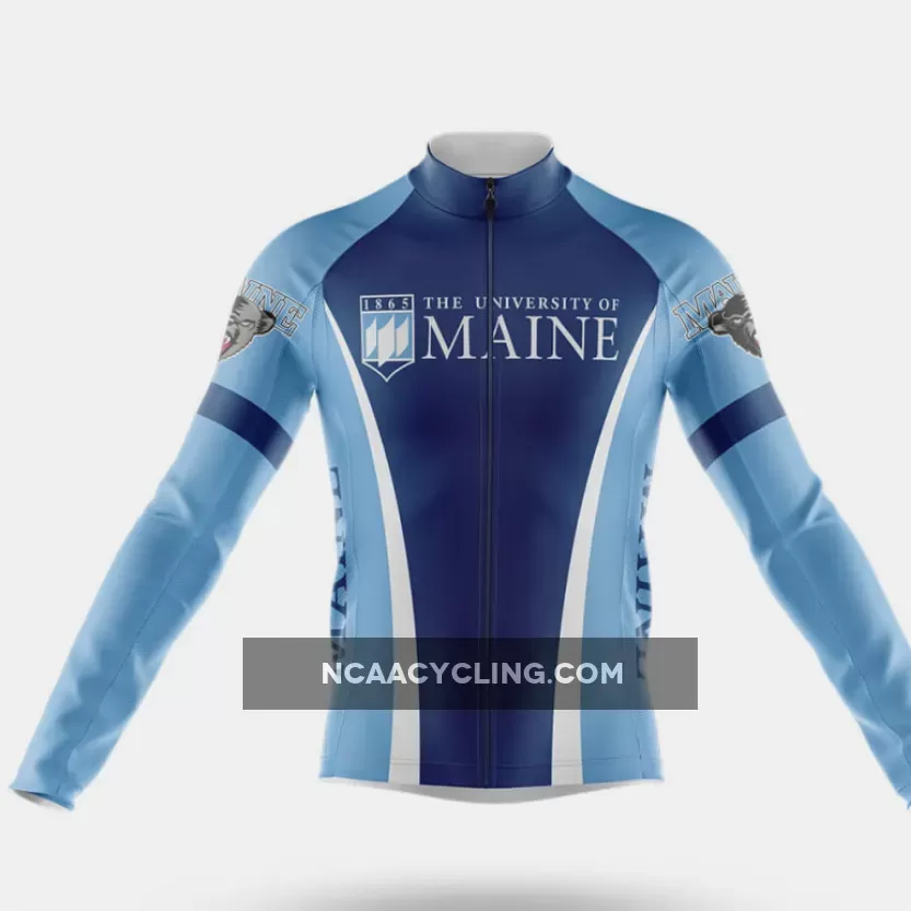 University Of Maine Long Sleeve Cycling Jersey Only To Buy