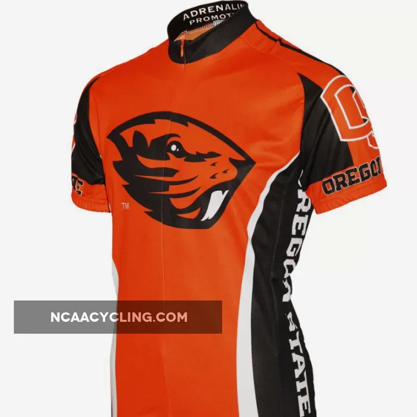 NCAA OSU, Oregon State University Beavers Cycling Jerseys Orange Z-1905422