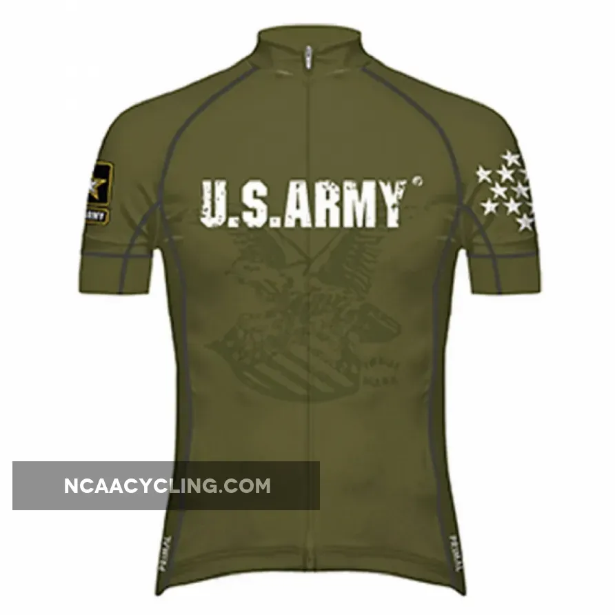 Primal Wear US Army G.I. Men's Full Zip Evo 2.0 Race Fit Racing Cycling Jersey