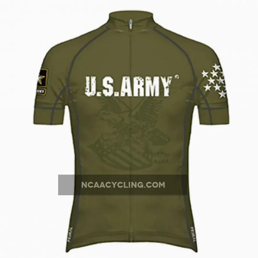 Primal Wear US Army G.I. Men's Full Zip Evo 2.0 Race Fit Racing Cycling Jersey
