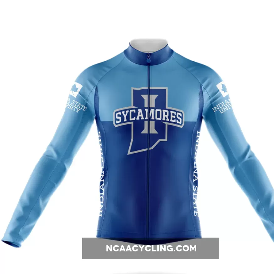 Indiana State University V2 Long Sleeve Cycling Jersey Only