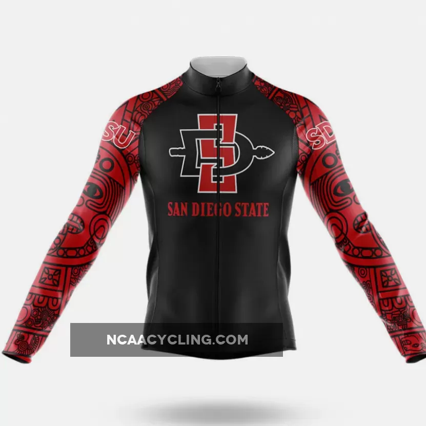San Diego State University V3 Long Sleeve Cycling Jersey Only