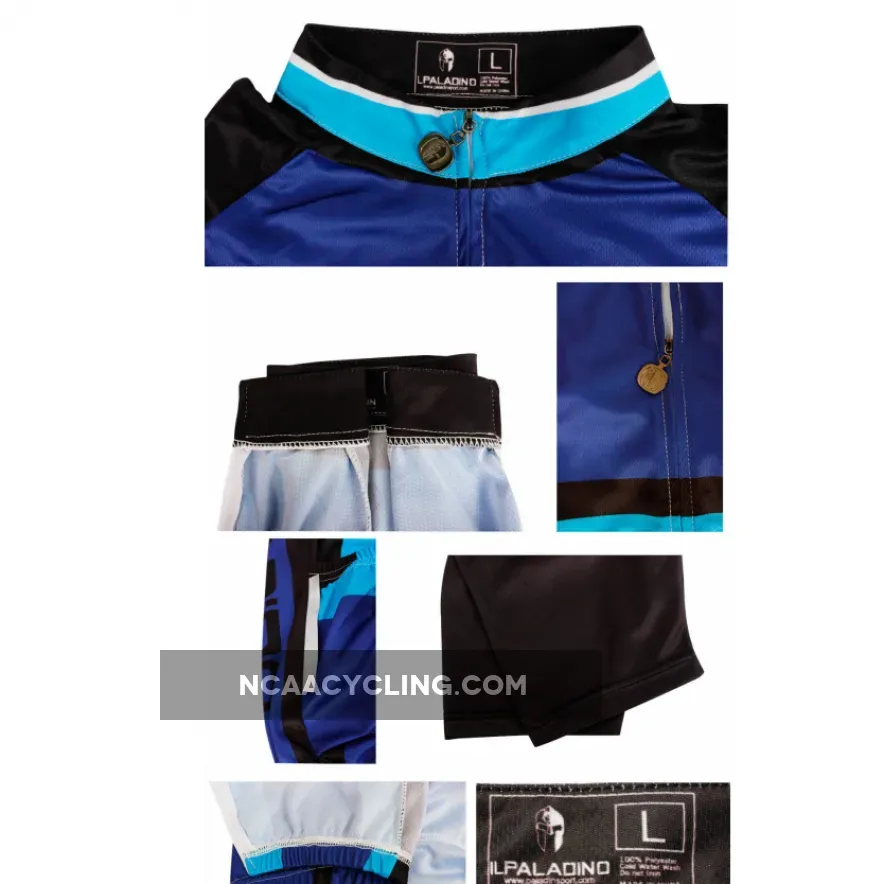 Blue Cycling Jersey Men's Short-Sleeve Bicycling Summer Shirts NO.647