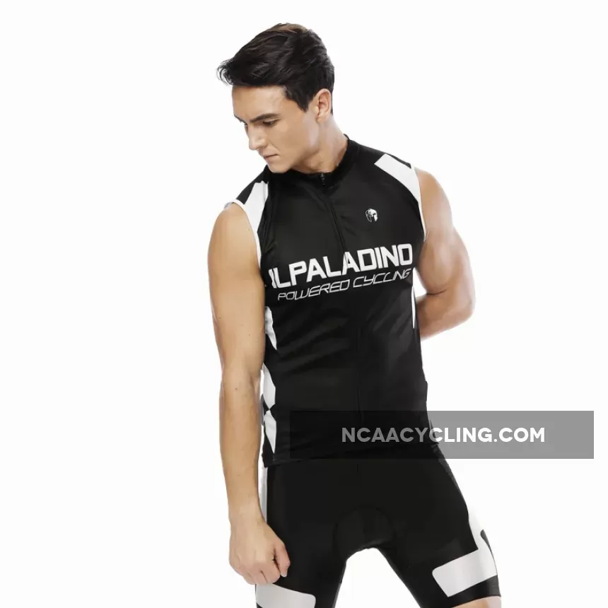 Simple Life Cool Black Men's Cycling Sleeveless Bike Jersey/Kit T-shirt Summer Spring Road Bike Wear Mountain Bike MTB Clothes Sports Apparel Top / Suit NO. 817