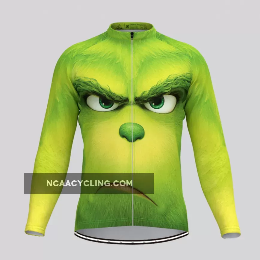 The Grinch Face Men's LS Cycling Jersey Online