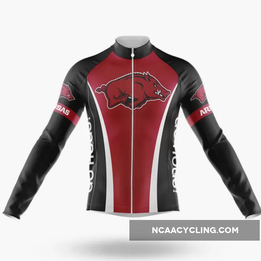 University of Arkansas Long Sleeve Cycling Jersey Only