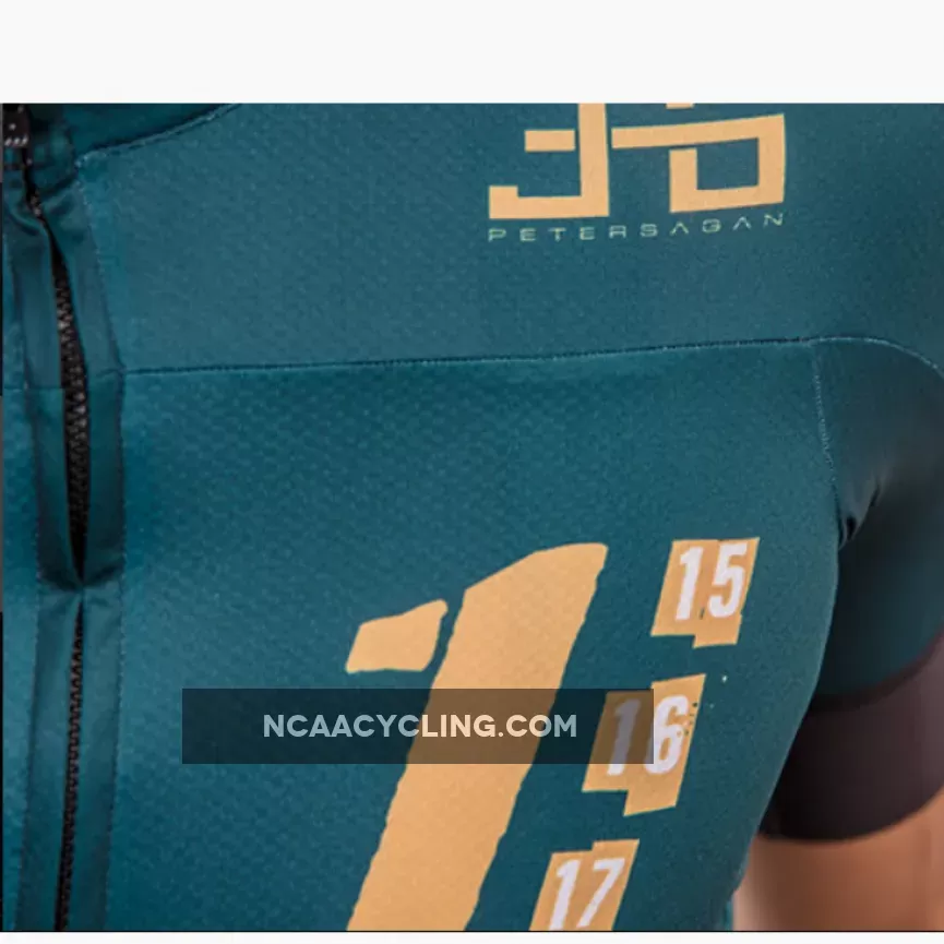 Sagan One Green Gold Full Zip Jersey 329, To Buy SAG19J1