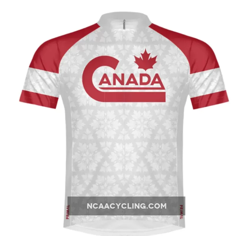 Primal Wear Great White North Canada Full Zip Short Sleeve Cycling Jersey Cycling Jersey Canada CANA20M-2