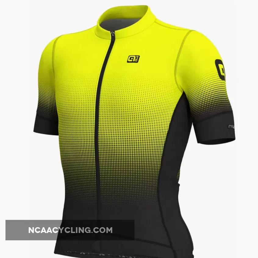 ALE' Dots PRS Black Fluo Yellow Jersey,