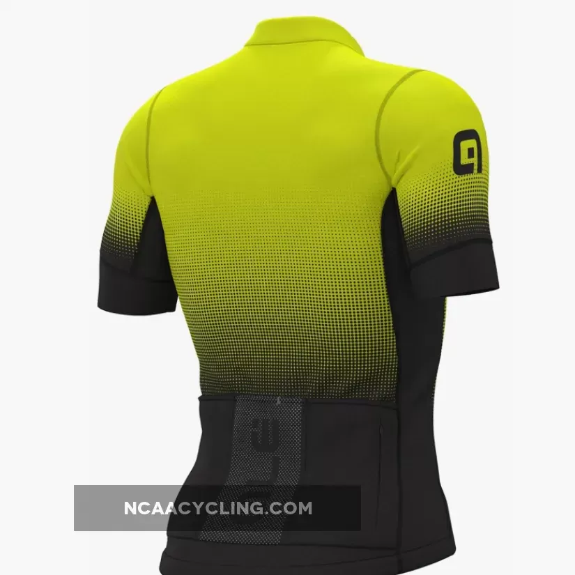 ALE' Dots PRS Black Fluo Yellow Jersey,