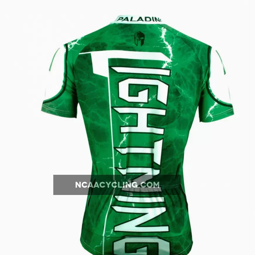 Ilpaladino Green Flashing Lightning Natural Phenomenon Cycling Short-sleeve Suit /Jersey Exercise Bicycling Pro Cycle Clothing Racing Apparel Outdoor Sports Leisure Biking Shirts Team Kit NO.627