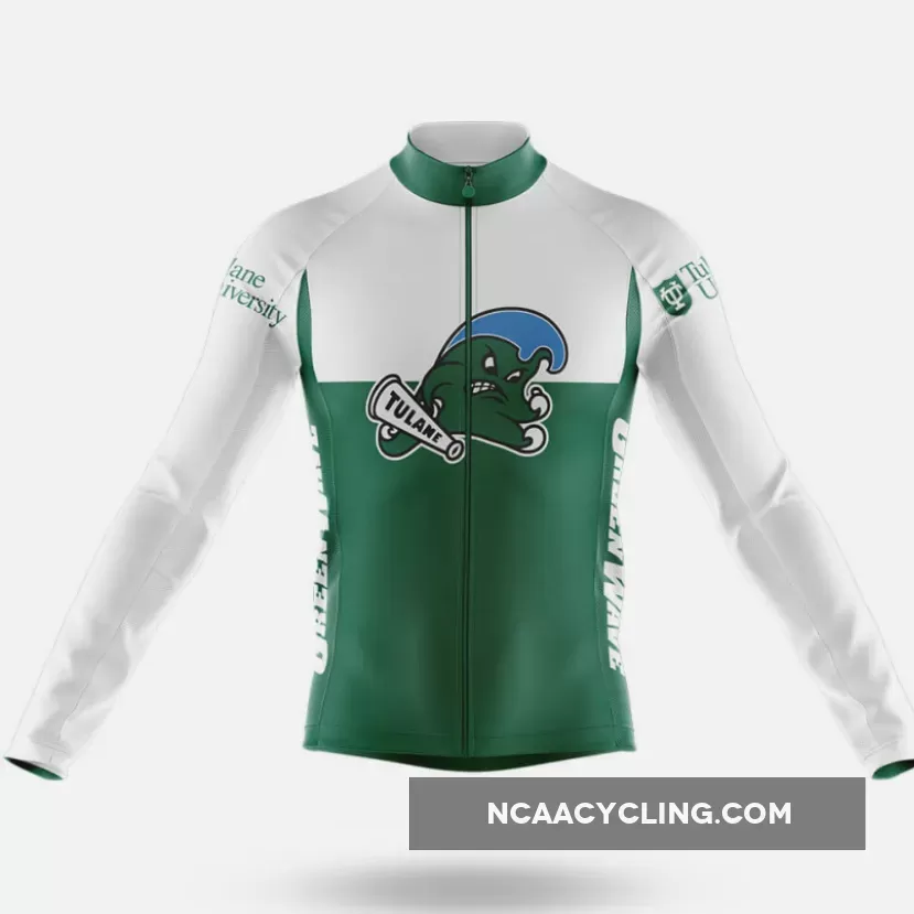 Tulane University V2 Long Sleeve Cycling Jersey Only