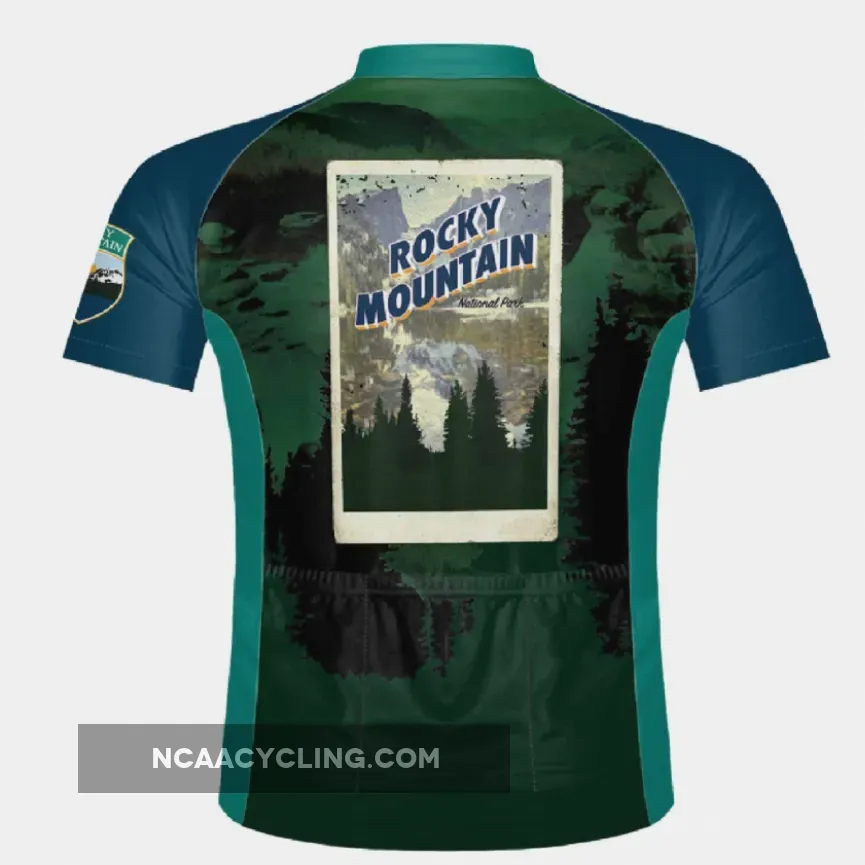 Primal Wear 2021 Rocky Mountain National Park Full Zip Sport Cycling Jersey, Biking In Rocky Mountain National Park