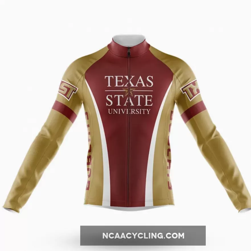 Texas State University Long Sleeve Cycling Jersey Only