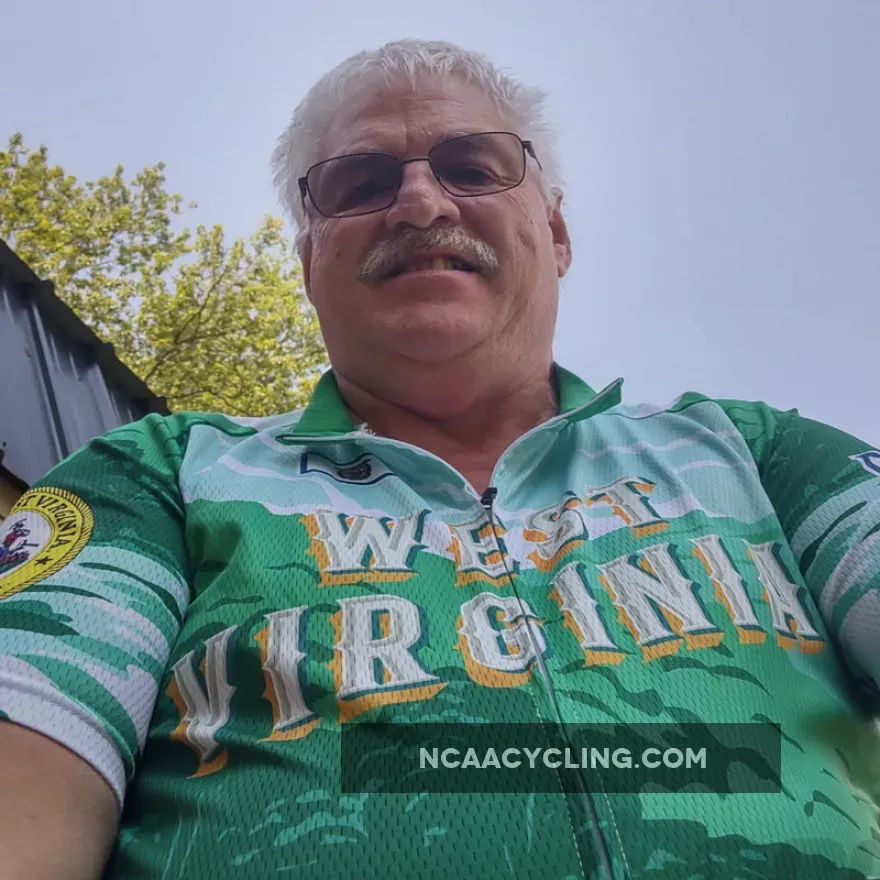 Men's West Virginia USA State Short Sleeve Cycling Jersey