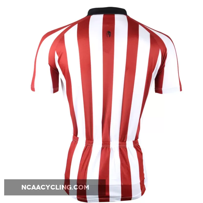 ILPALADINO Football Style Red White Stripes Blue White Stripes Short-Sleeve Cycling Suit Jersey Apparel Outdoor Sports GearApparel Team Kit