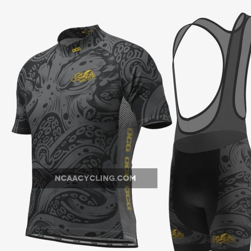 Men's The Black Octopus Short Sleeve Cycling Kit Brand New