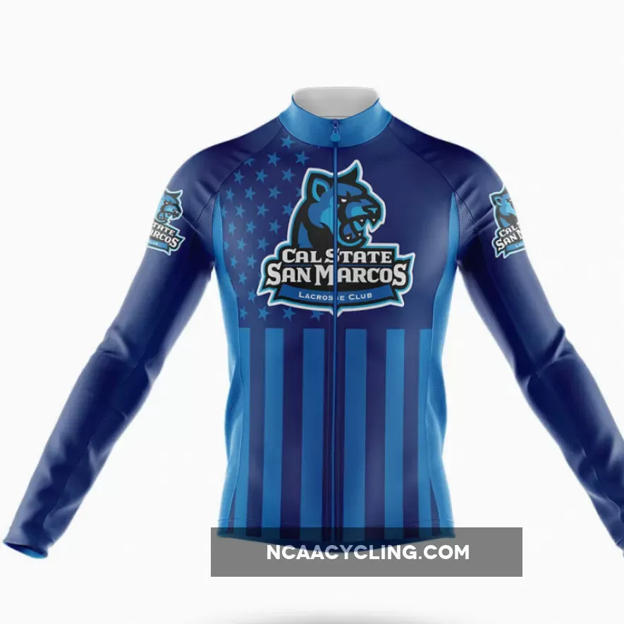 California State University San Marcos USA Long Sleeve Cycling Jersey Only
