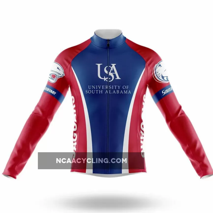 University of South Alabama Long Sleeve Cycling Jersey Only