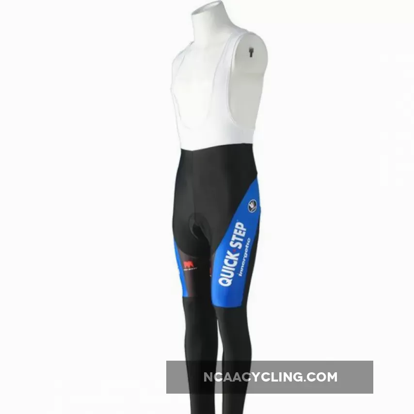 2010 QUICK STEP Cycing Winter Bib Tights New Releases