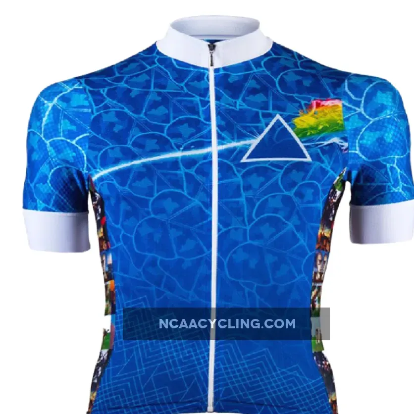 Primal Wear Pink Floyd Light Side Men's Full Zip Race Cut Helix Cycling Jersey PFLSJ03M_M