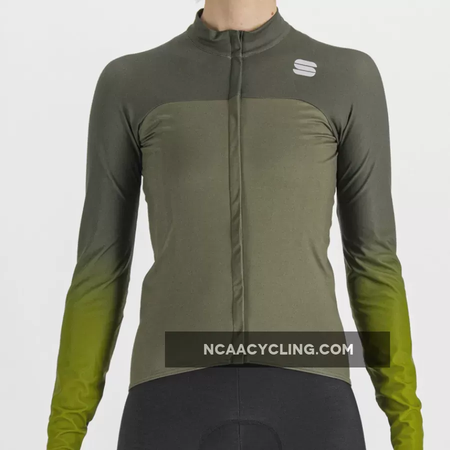 Sportful Bodyfit Pro Thermal women long sleeves jersey - Green