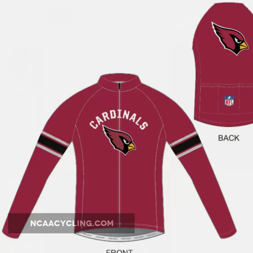 NFL Arizona Cardinals Long Sleeve Bike Cycling Jerseys