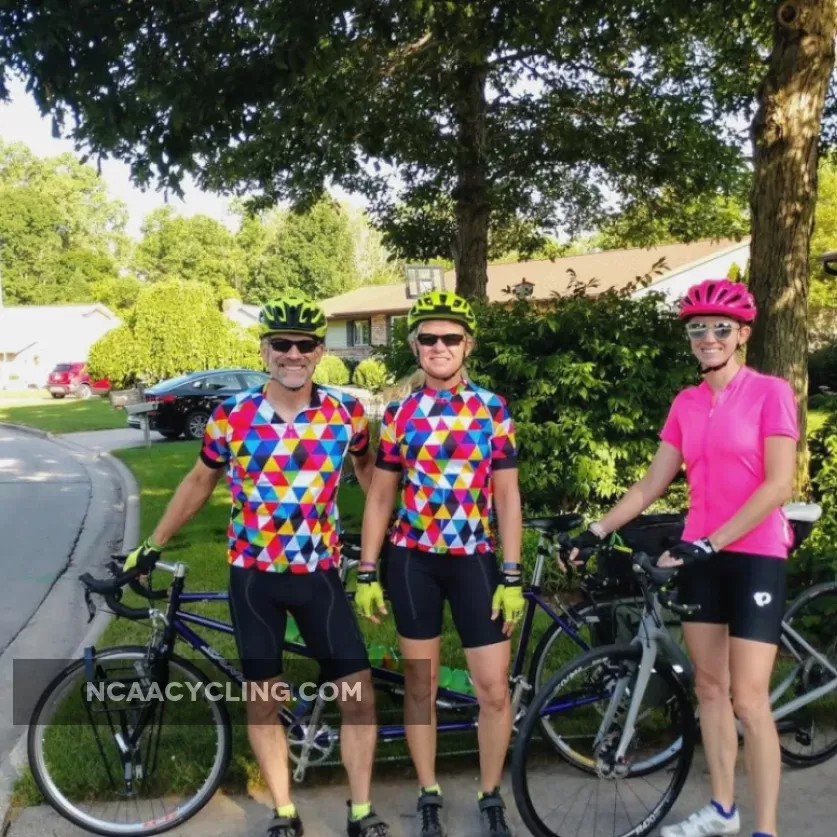 Men's High Viz Color Triangles Pro-Band Cycling Kit