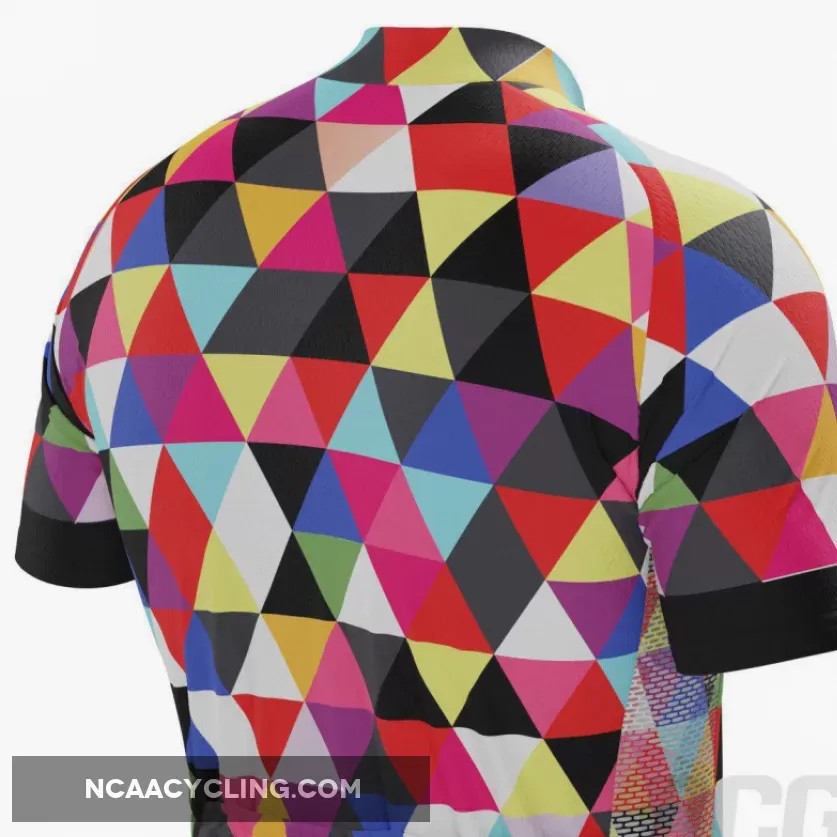 Men's High Viz Color Triangles Pro-Band Cycling Kit