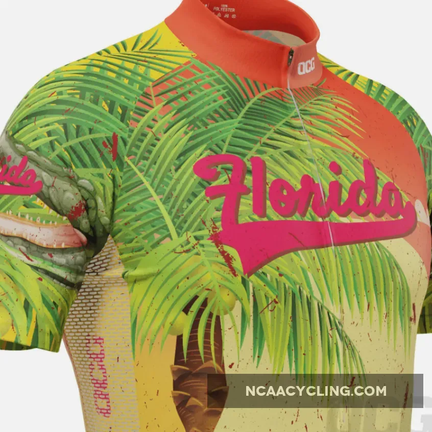 Men's Florida US State Short Sleeve Cycling Jersey To Buy