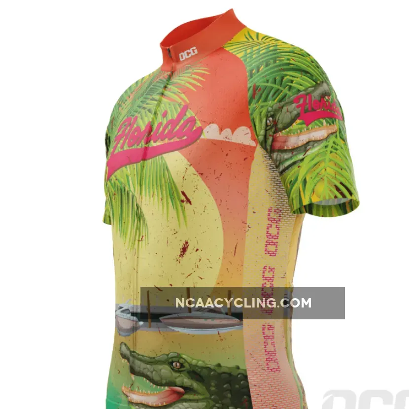 Men's Florida US State Short Sleeve Cycling Jersey To Buy
