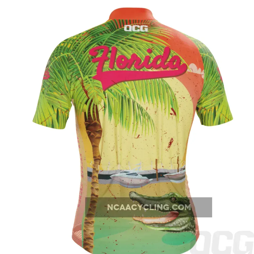Men's Florida US State Short Sleeve Cycling Jersey To Buy