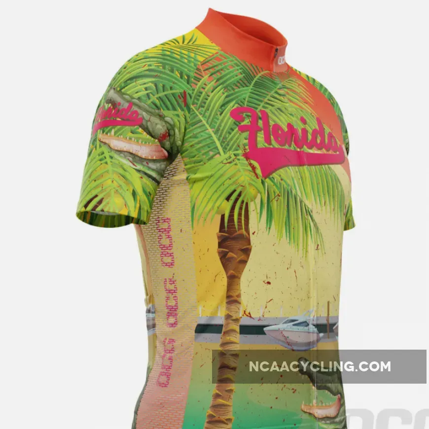 Men's Florida US State Short Sleeve Cycling Jersey To Buy