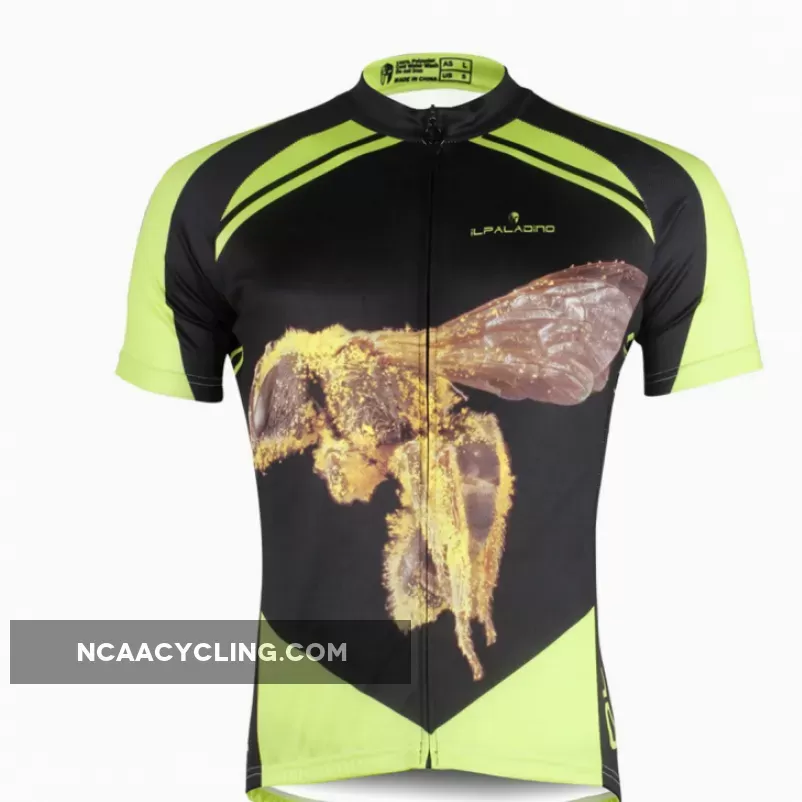ILPALADINO Men's Summer Cycling Jersey Rock Big Hornet Road Bike Shirt Breathable and Quick Dry Mountain Biking Clothes NO.737