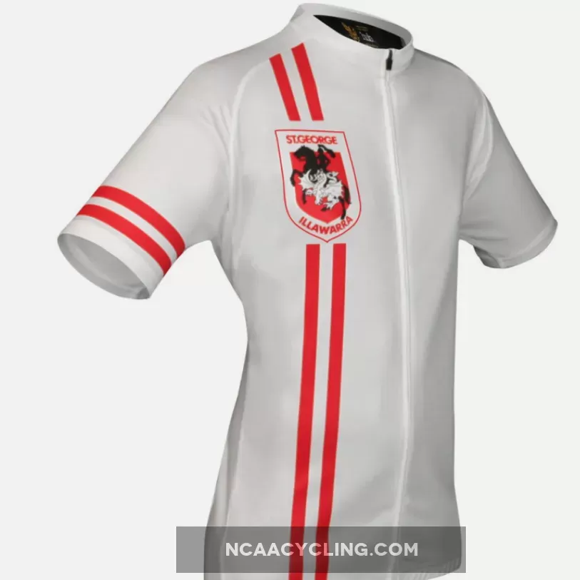 NRL St. George Illawarra Dragons Short Sleeve Cycling Jerseys