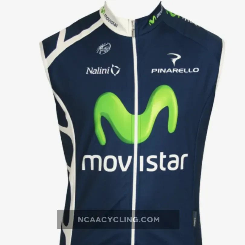 MOVISTAR 2011 Radsport-Profi-Team Sleeveless Jersey Vest
