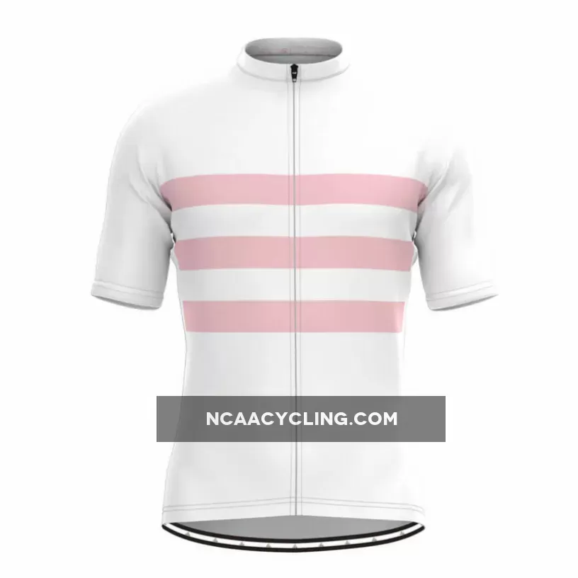 Men's Classic Stripe Jersey - White/Pink For Sale