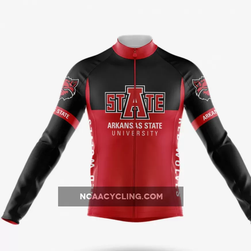 Arkansas State University V2 Long Sleeve Cycling Jersey Only