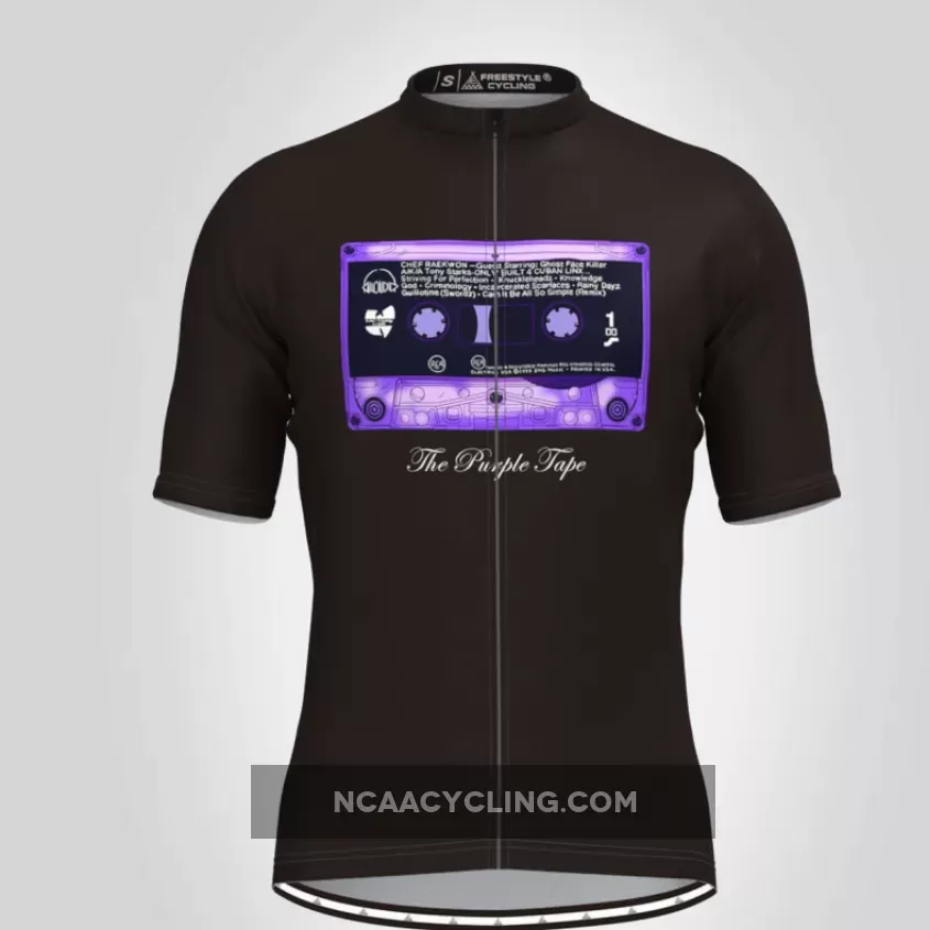 The Purple Tape Classic Cycling Jersey Black Online