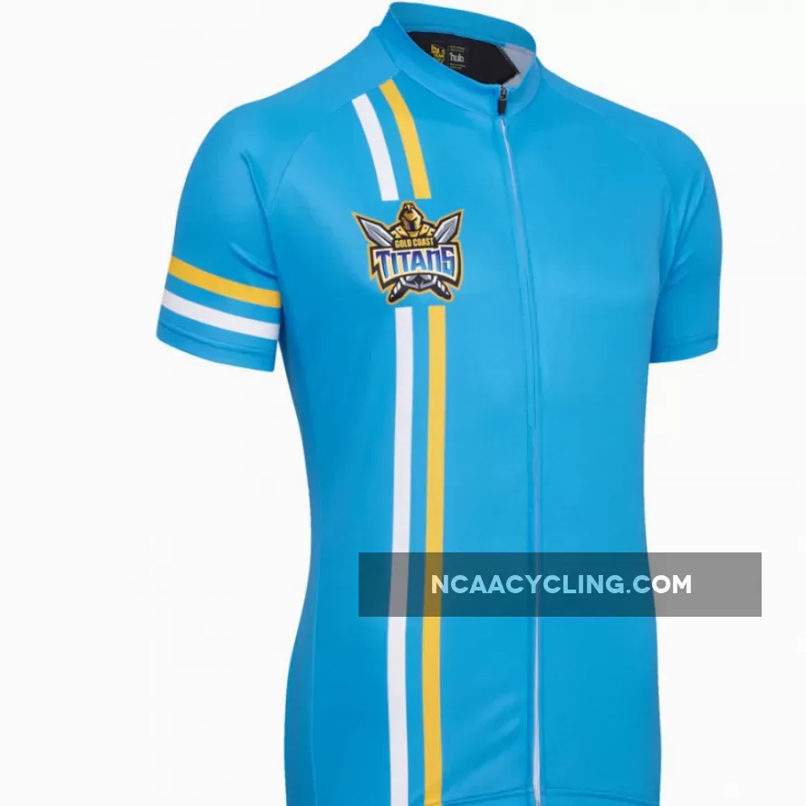 Online NRL Gold Coast Titans Short Sleeve Cycling Jerseys