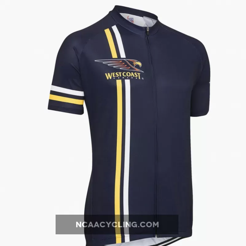 AFL West Coast Eagles Mountain and road bike Short Sleeve Cycling Jerseys