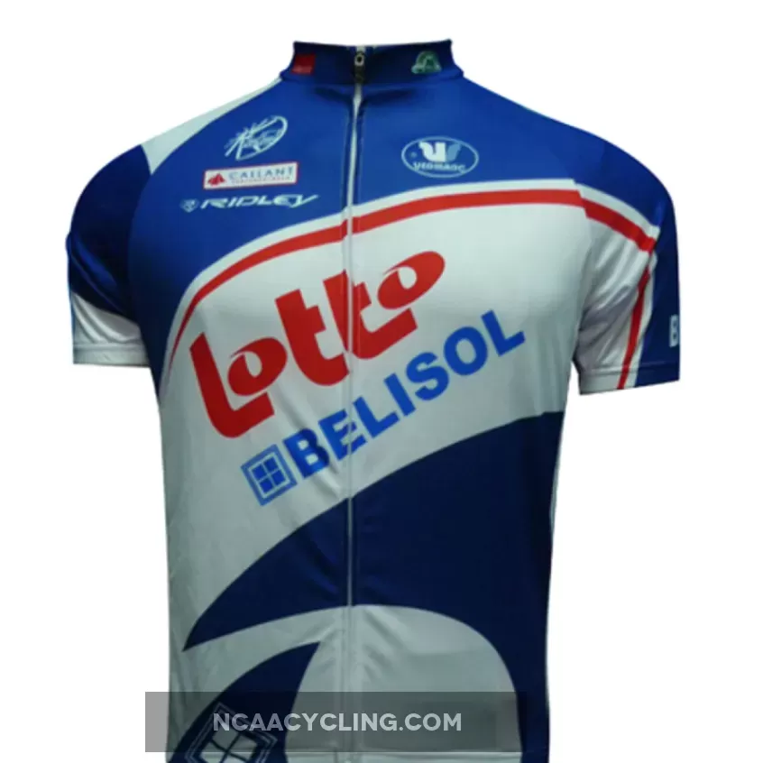 2012 TEAM LOTTO Cycling Short Sleeve Jersey For Sale