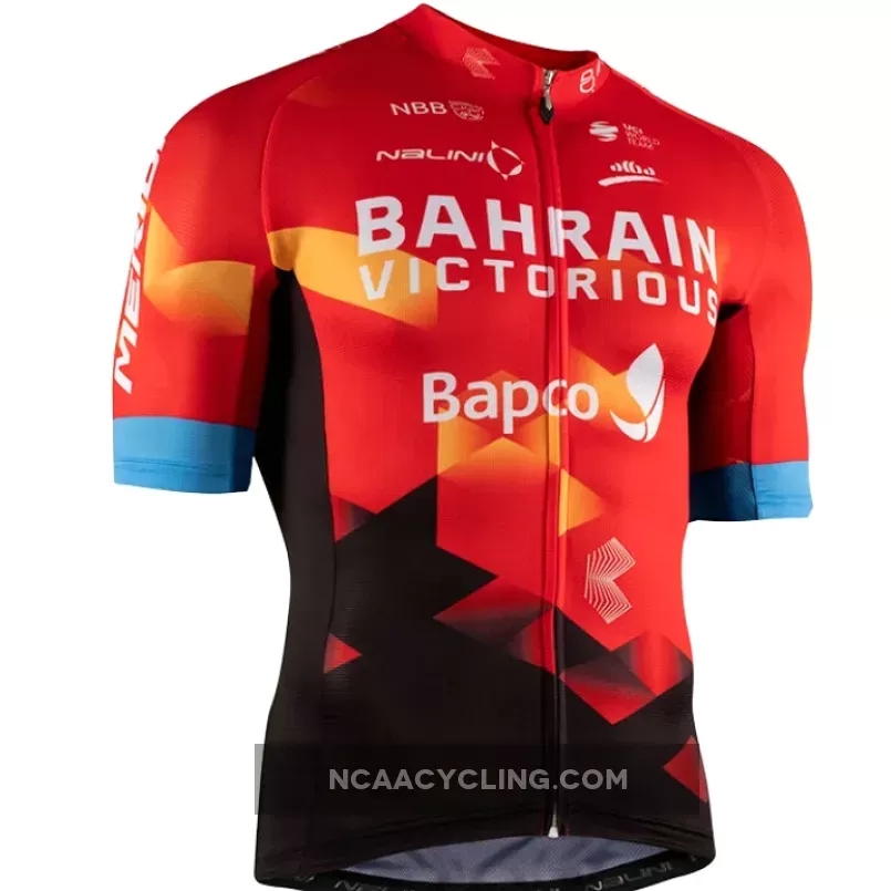 2021 Bahrain Victorious Full Zip Jersey, Brand New BAH21J1