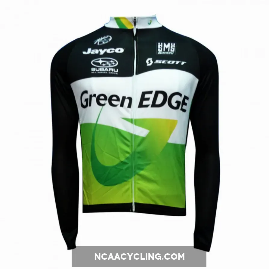 2012 Green EDGE Long Sleeve Winter Jersey Brand New