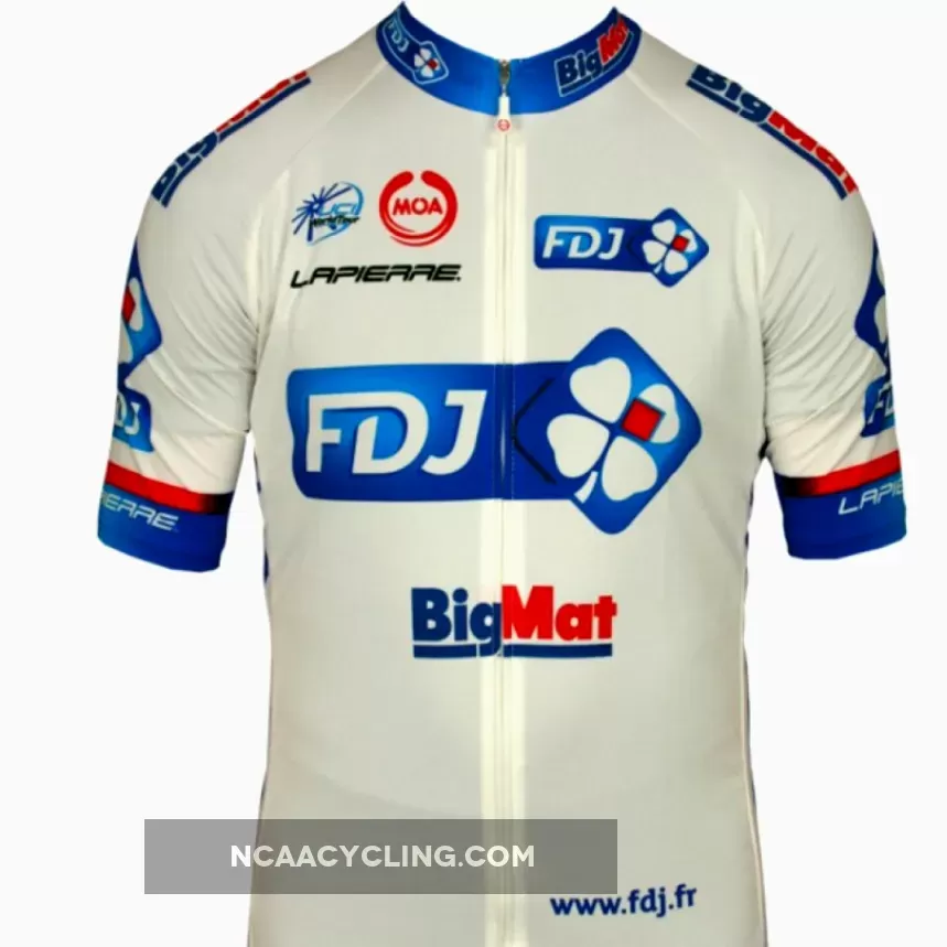 FRANCAISE DES JEUX (FDJ) - BIG MAT 2012 - MOA Radsport-Profi-Team Short Sleeve Jersey